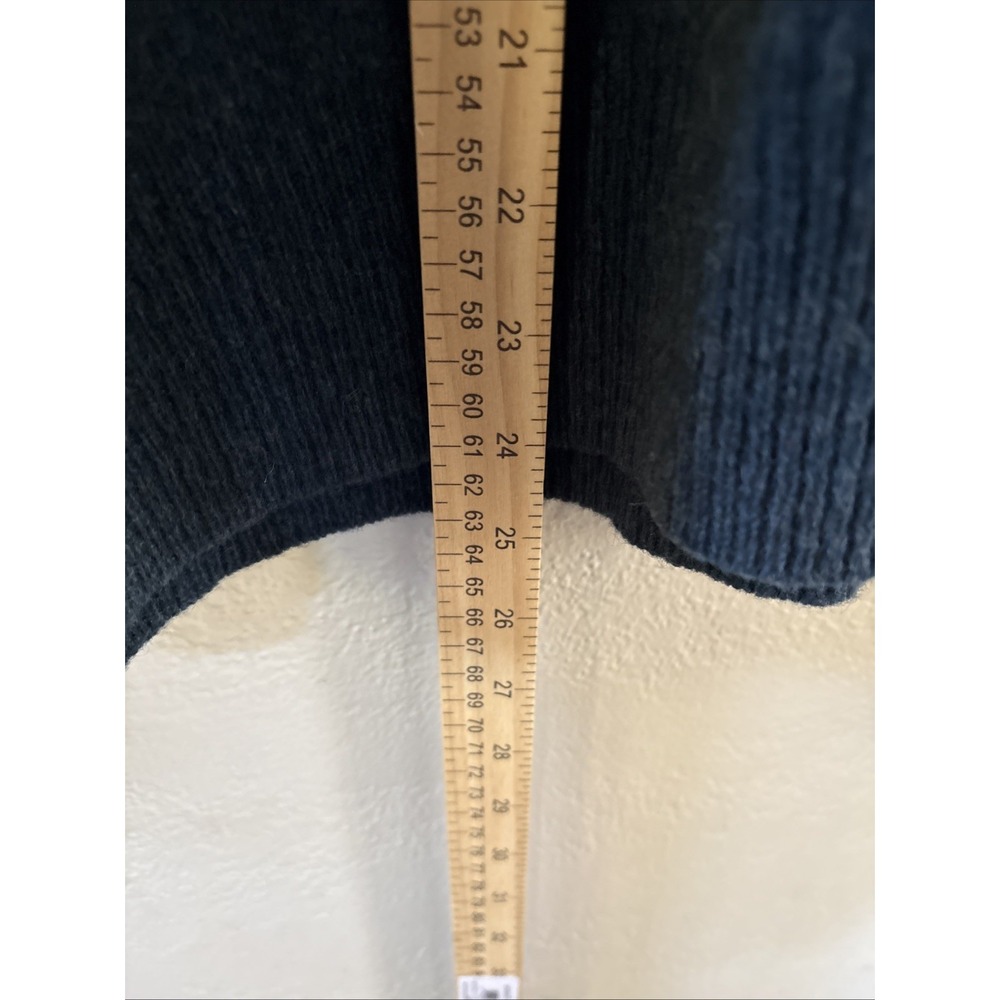 Vintage Jockey Mens XL Blue 100% Lambswool Button Collar Pullover Sweater - Picture 8 of 8
